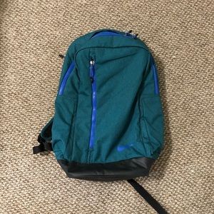 Aqua Nike backpack